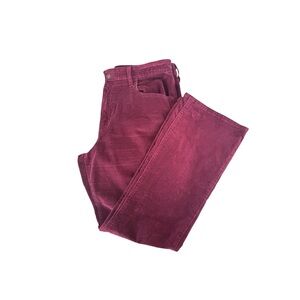 Levi’s 725 High Rise Bootcut Corduroy Pants Size 33 Burgundy